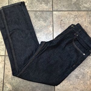 Banana Republic Slim Dark Wash Straight Leg 32/33